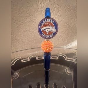 Denver Broncos Focal Bead Pen